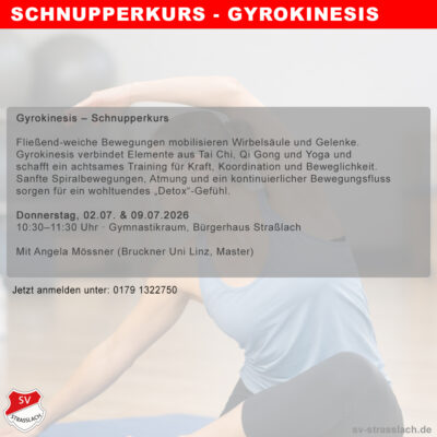 Schnupperkurs Gyrokinesis